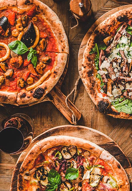 Pizza napolitana gourmet